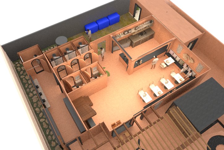 Ground floor, cafe